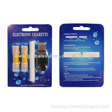 Disposable E-cigarette Cartomizers with 150mAh Capacity and Up to 200 Puffs Supported